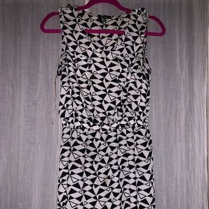 B&W patterned dress